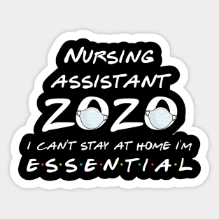 Nursing Assistant 2020 Quarantine Gift Sticker